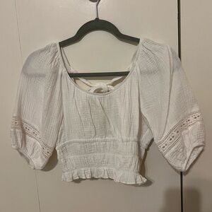 Altar’d State White Crop Top